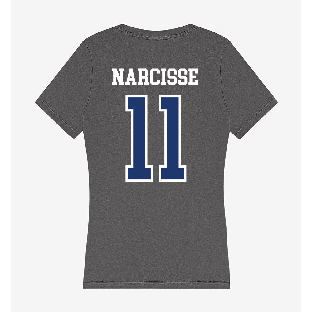 New Haven - NCAA Men's Basketball : Nate Narcisse - Classic Shersey Women's V-Neck T-Shirt-1