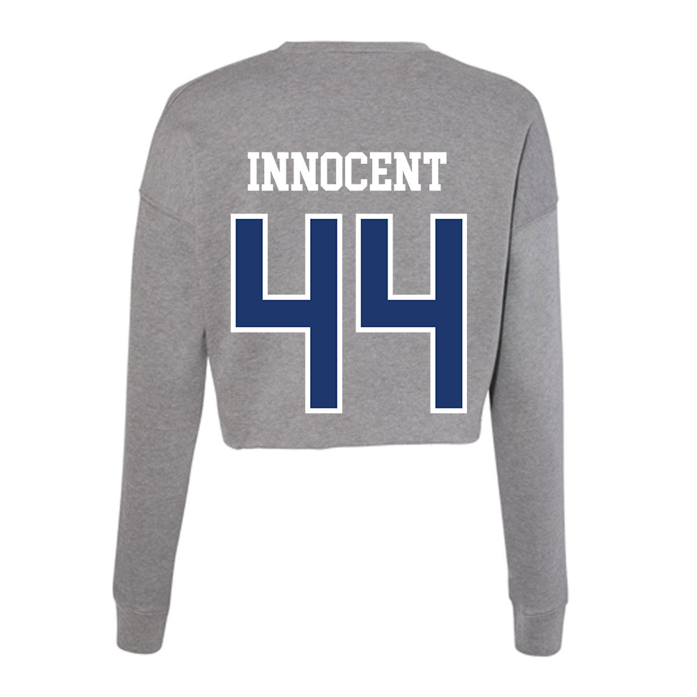 New Haven - NCAA Women's Basketball : Merit Innocent - Classic Shersey Women's Cropped Crew Fleece-1