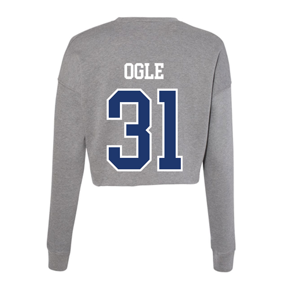 New Haven - NCAA Men's Basketball : Matiss Ogle - Classic Shersey Women's Cropped Crew Fleece-1