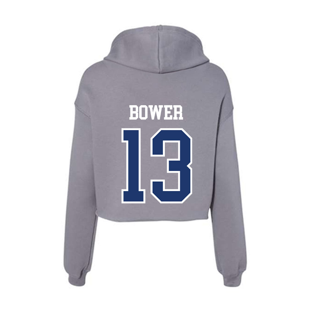 New Haven - NCAA Women's Lacrosse : Elyssa Bower - Classic Shersey Women's Crop Fleece Hoodie-1