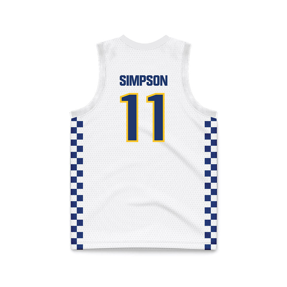 New Haven - NCAA Women's Basketball : Katelyn Simpson - White Basketball Jersey-1