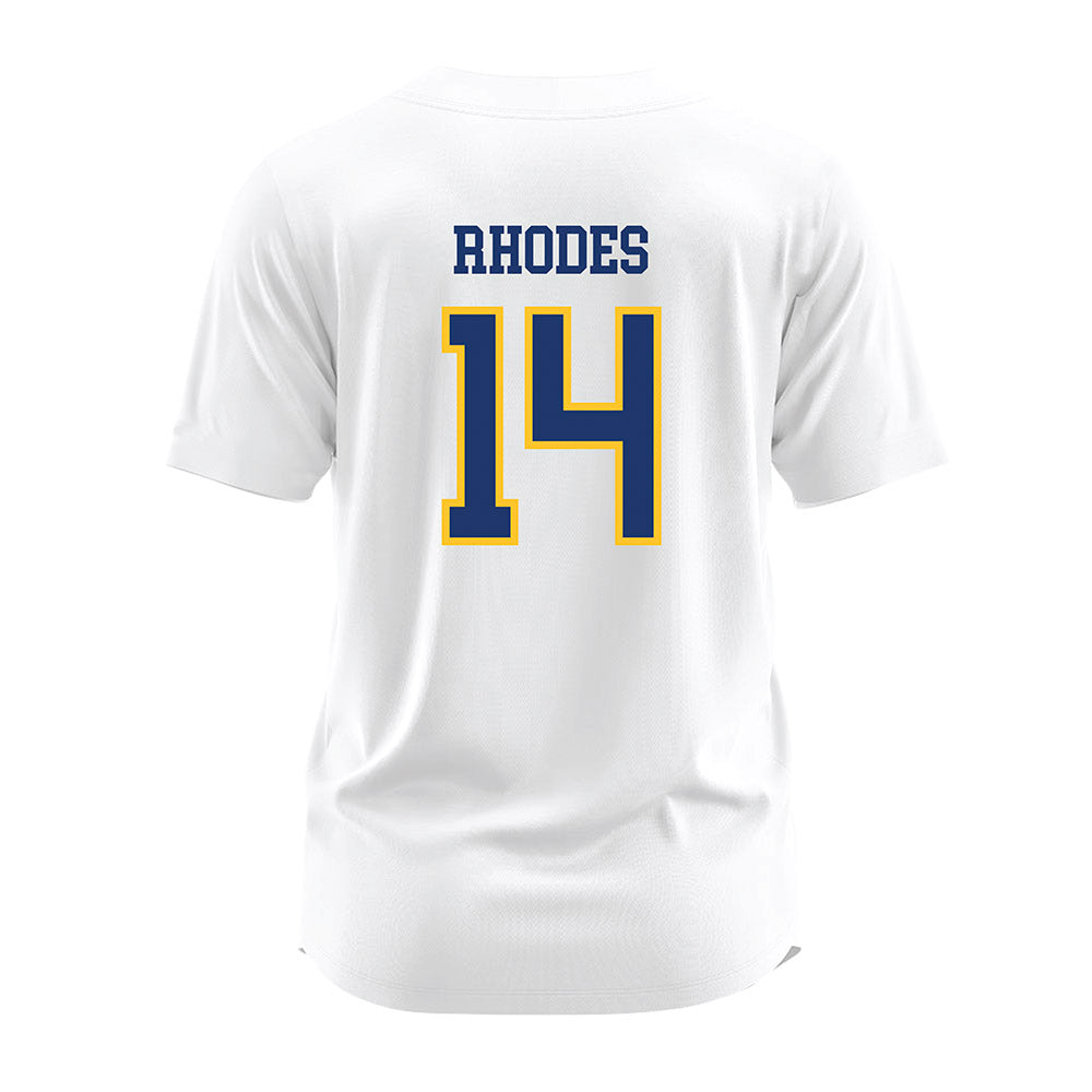 New Haven - NCAA Softball : Katie Rhodes - White Jersey-1
