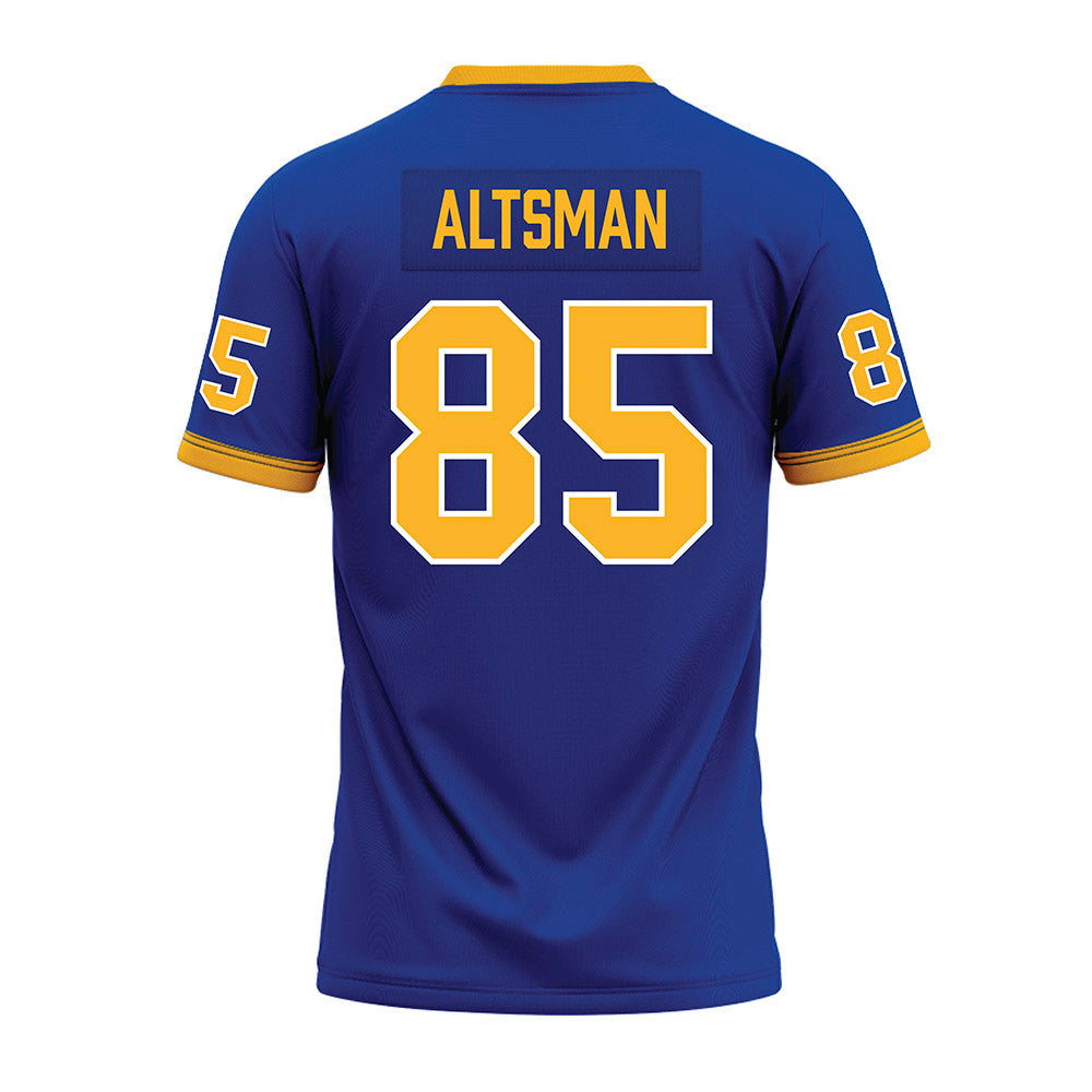 Pittsburgh - NCAA Football : Josh Altsman - Blue Premium Football Jersey-1