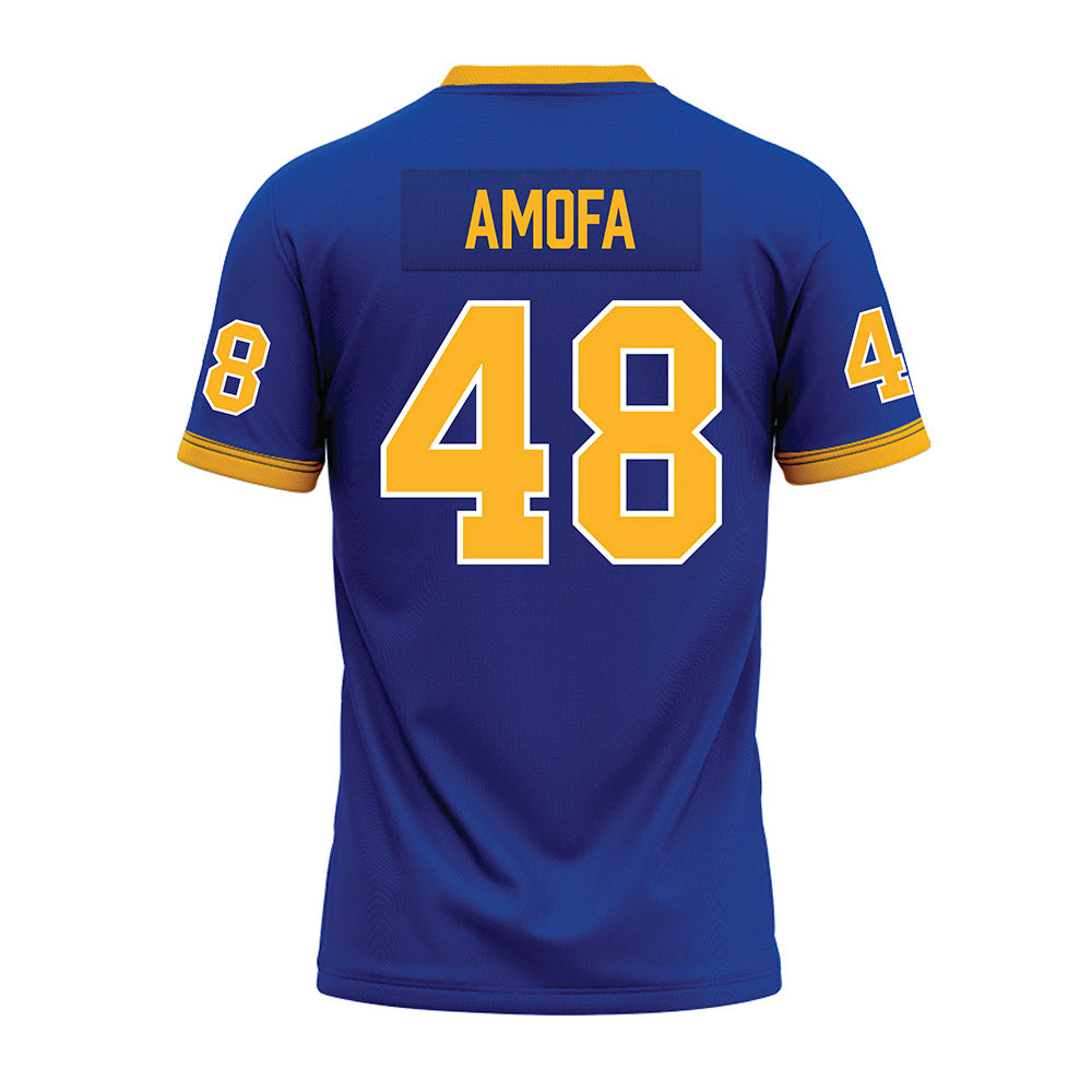 Pittsburgh - NCAA Football : Matthew Amofa - Blue Premium Football Jersey-1