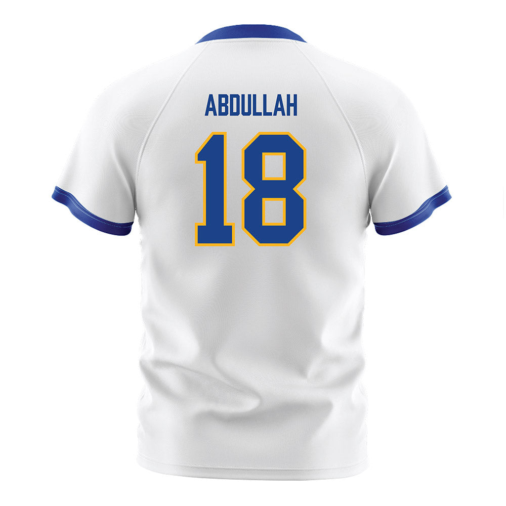 Pittsburgh - NCAA Men's Soccer : Ameer Abdullah - White Soccer Jersey-1