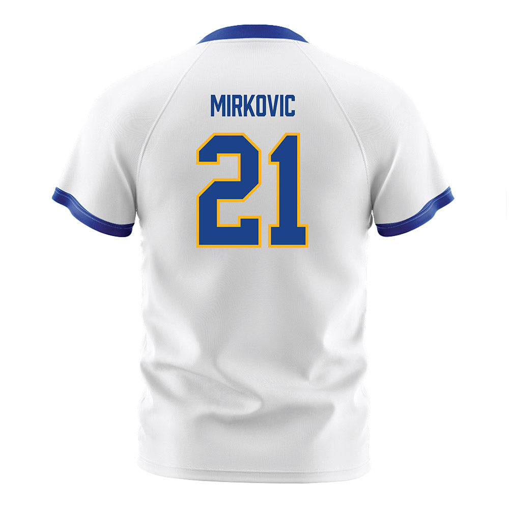 Pittsburgh - NCAA Men's Soccer : Filip Mirkovic - White Soccer Jersey-1