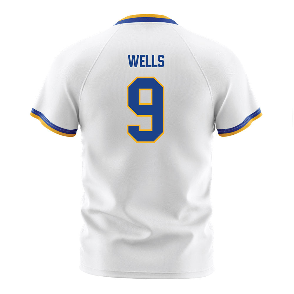 Pittsburgh - NCAA Women's Soccer : Lucia Wells - White Soccer Jersey-1