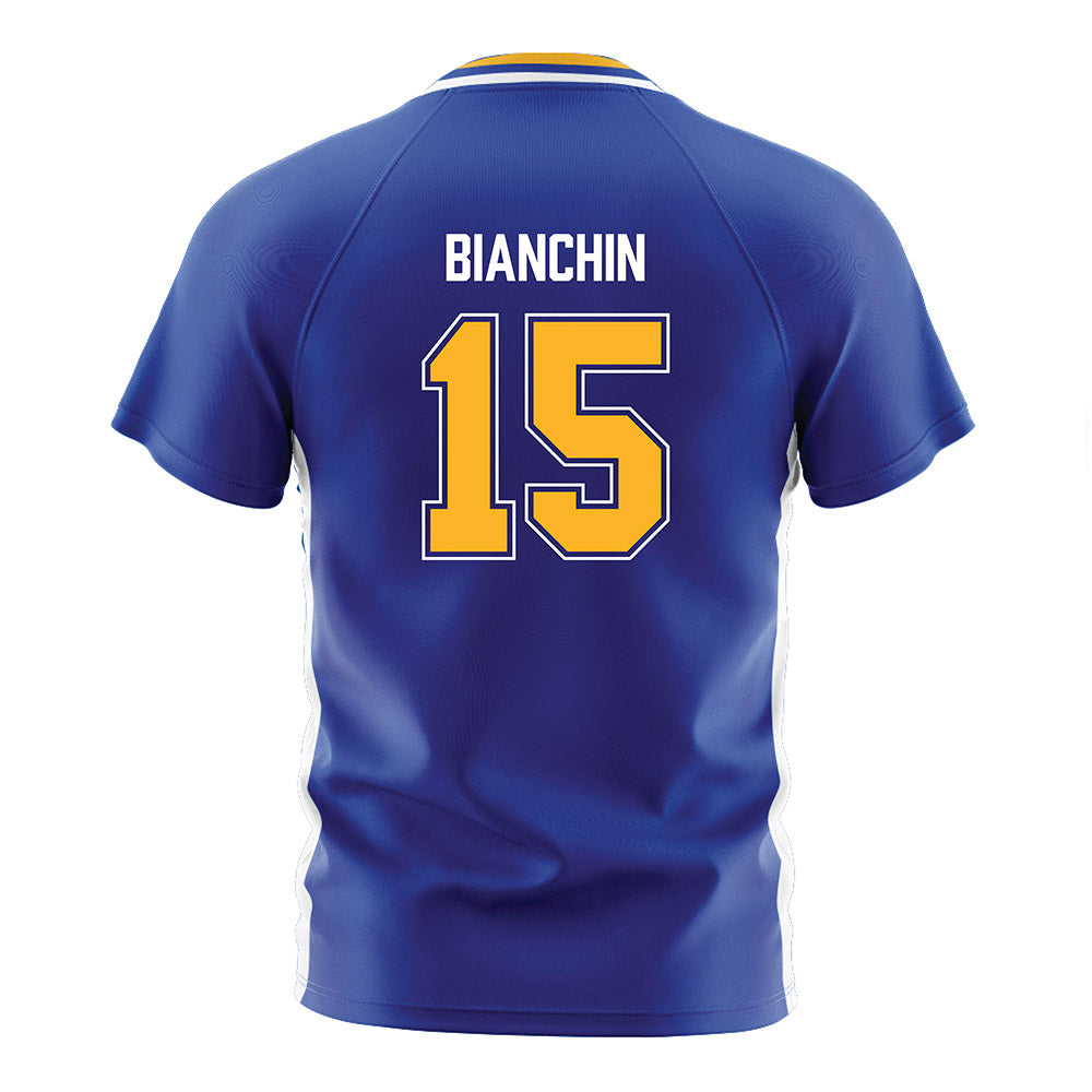 Pittsburgh - NCAA Women's Soccer : Adi Bianchin - Blue Soccer Jersey-1