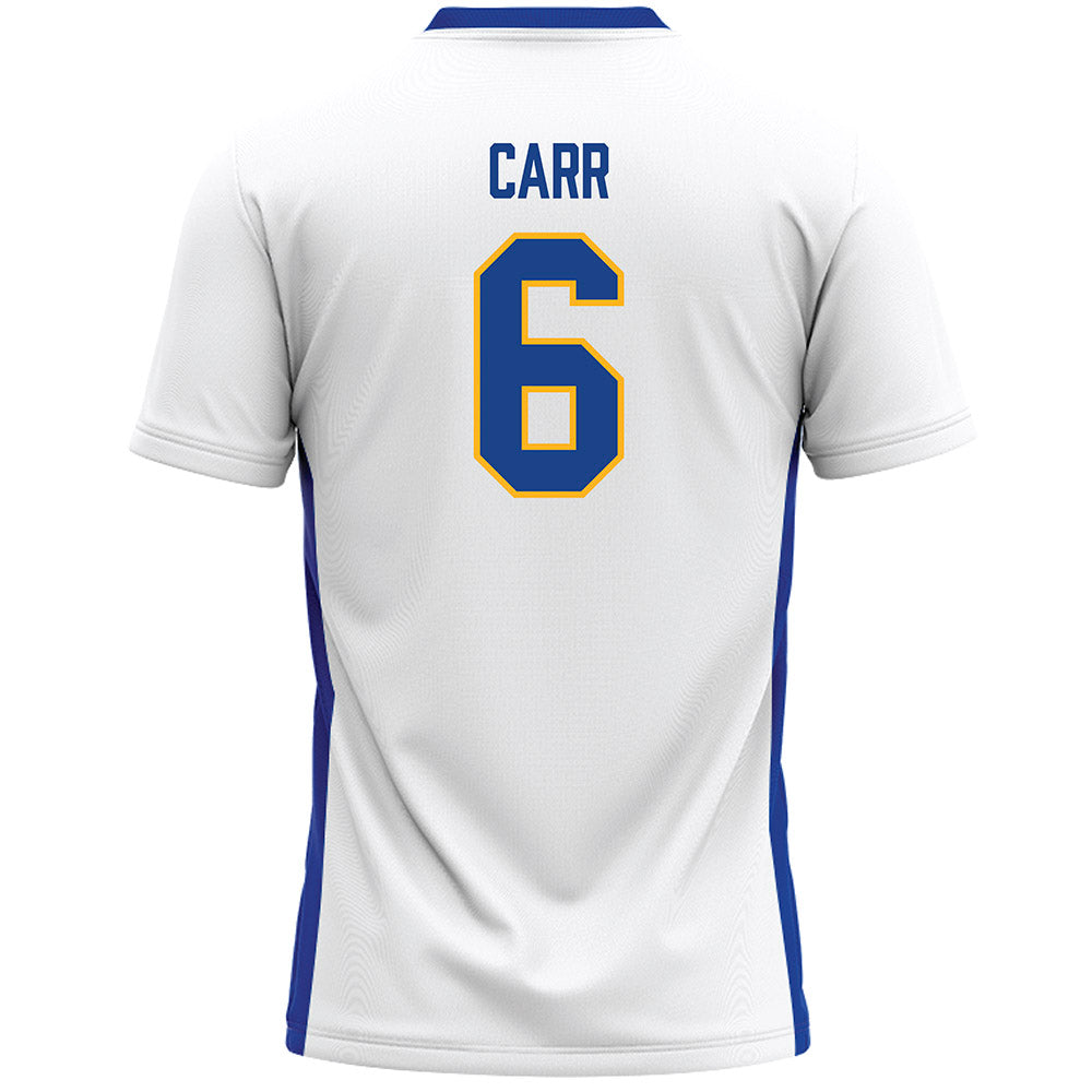 Pittsburgh - NCAA Women's Lacrosse : Aidan Carr - White Lacrosse Jersey -1