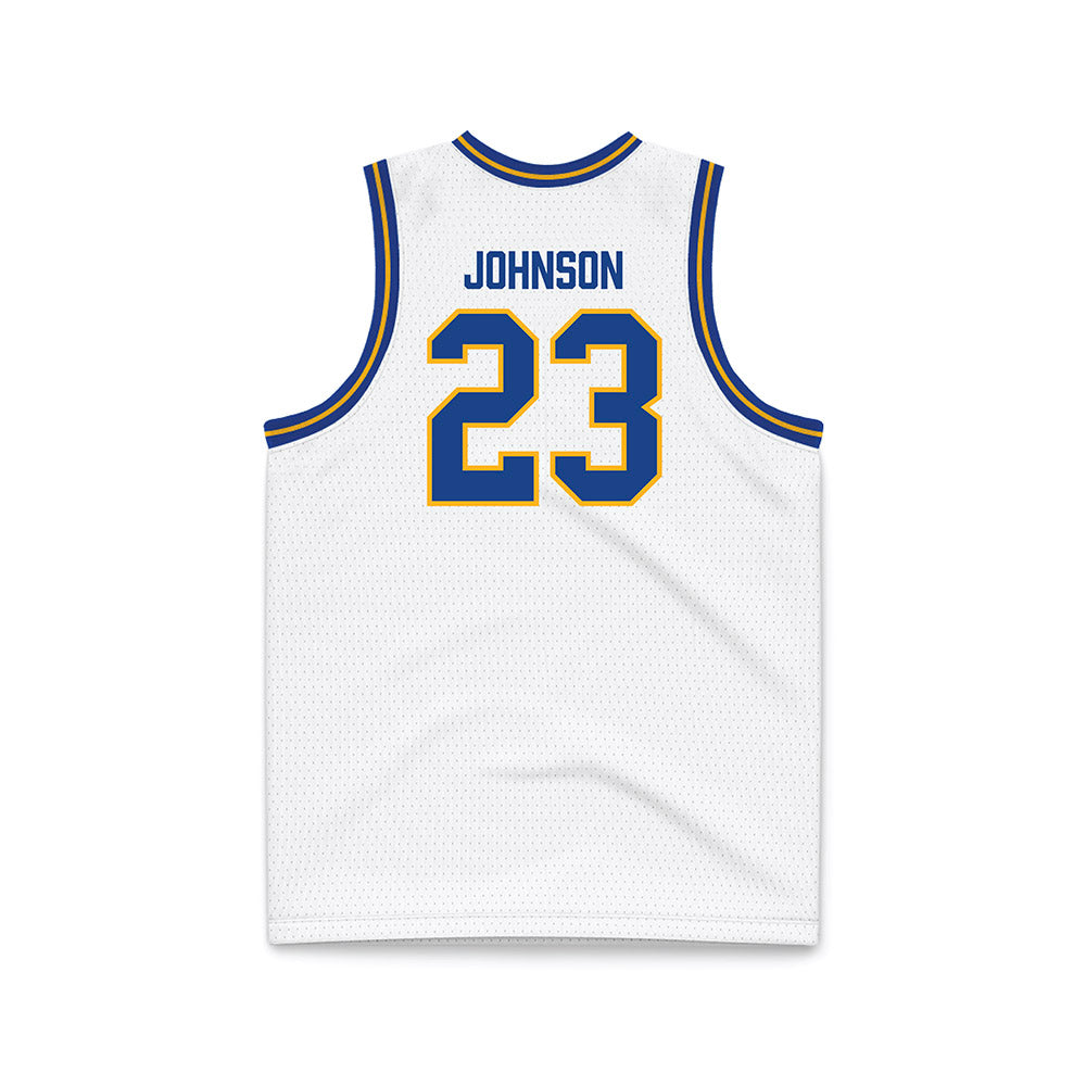 Pittsburgh - NCAA Women's Basketball : Mikayla Johnson - White Basketball Jersey-1