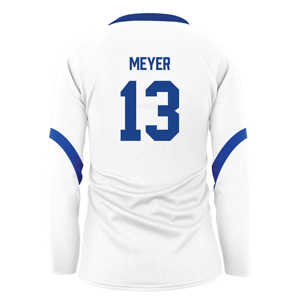 Pittsburgh - NCAA Women's Volleyball : Mallorie Meyer - White Volleyball Jersey-1