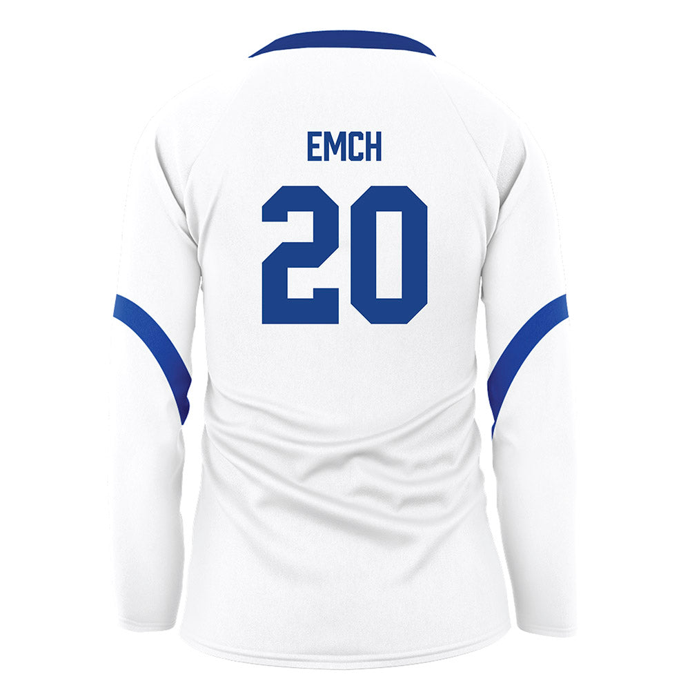 Pittsburgh - NCAA Women's Volleyball : Abbey Emch - White Volleyball Jersey-1