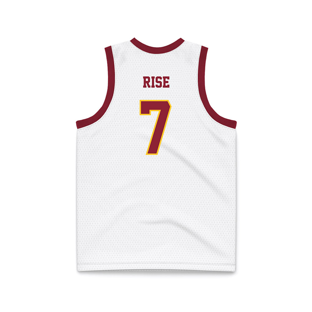 Iowa State - NCAA Men's Basketball : Anthony Rise - White Basketball Jersey-1