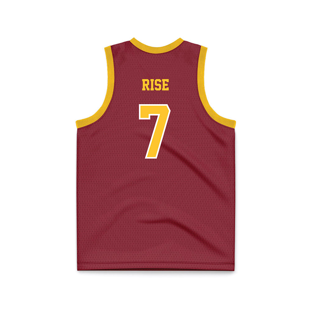 Iowa State - NCAA Men's Basketball : Anthony Rise - Red Basketball Jersey-1
