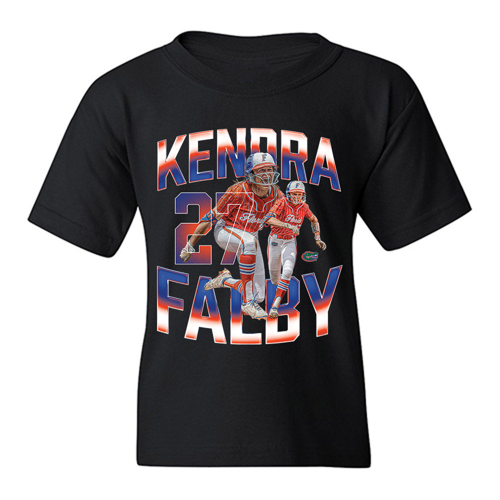 Florida - NCAA Softball : Kendra Falby - Collage Youth T-Shirt-0