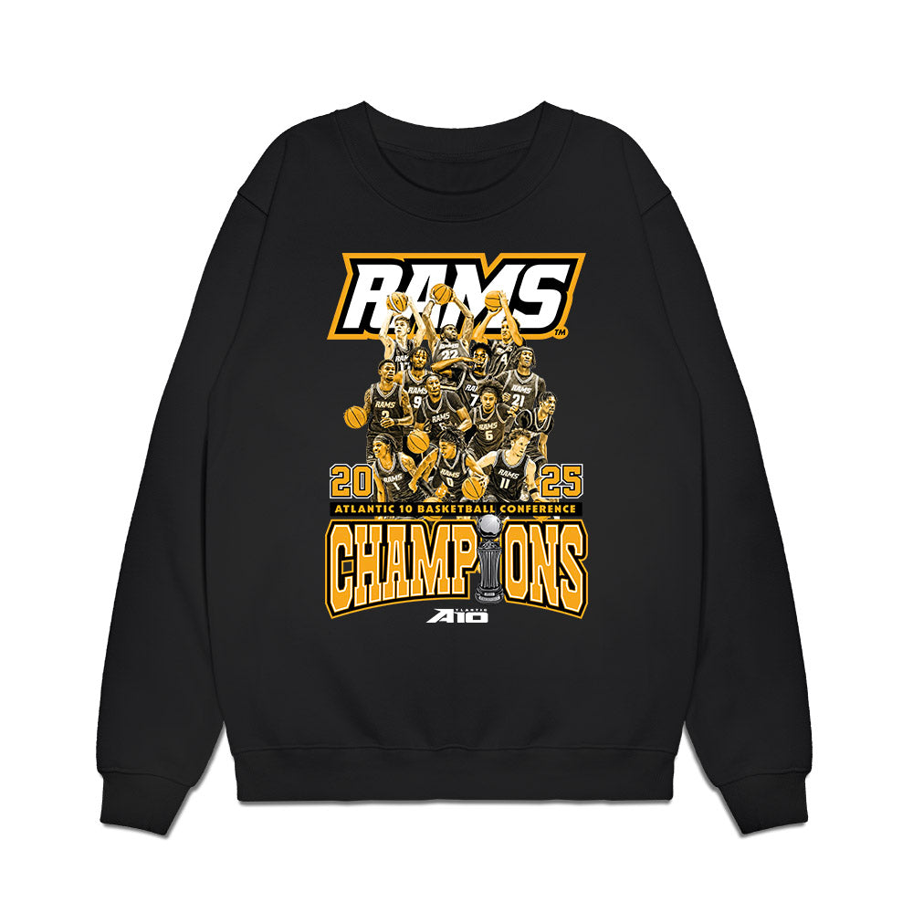 VCU - NCAA Men's Basketball : - Conference Champs Premium Crewneck Sweatshirt-0