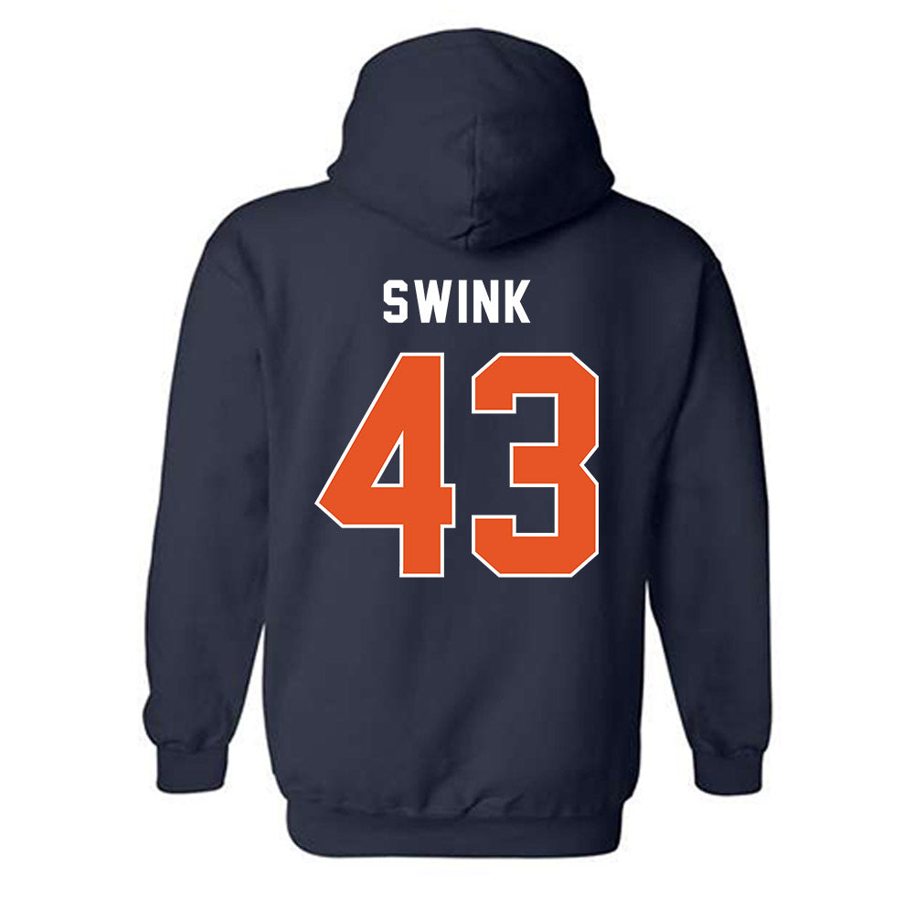 Carroll - NCAA Football : Matthew Swink - Classic Shersey Hooded Sweatshirt-1