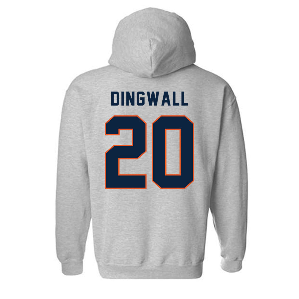 Carroll - NCAA Men's Basketball : Gray Dingwall - Classic Shersey Hooded Sweatshirt-1