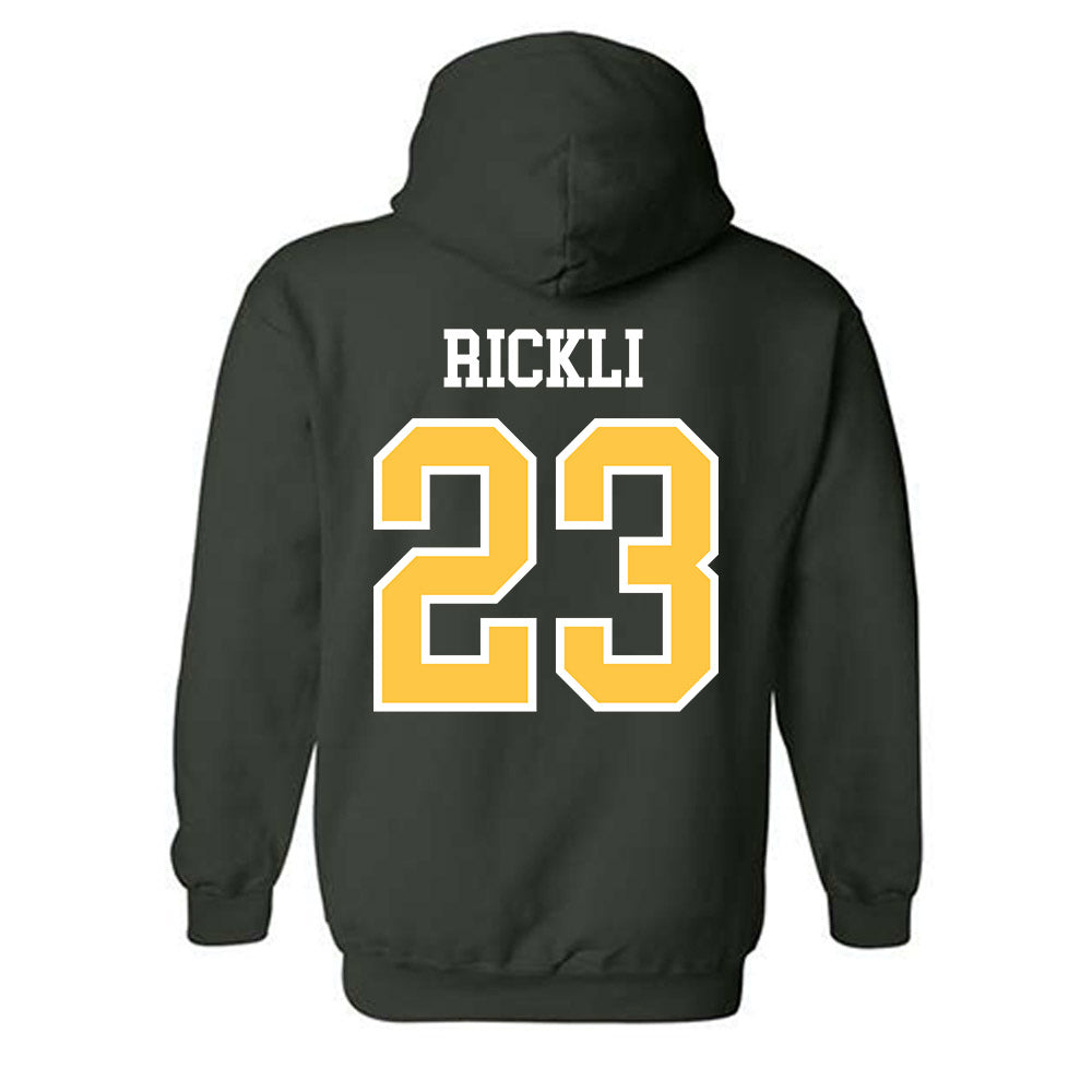 Wayne State - NCAA Women's Basketball : Aj Rickli - Classic Shersey Hooded Sweatshirt-1