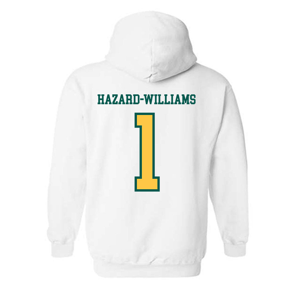 Wayne State - NCAA Football : John Hazard-Williams - Classic Shersey Hooded Sweatshirt-1
