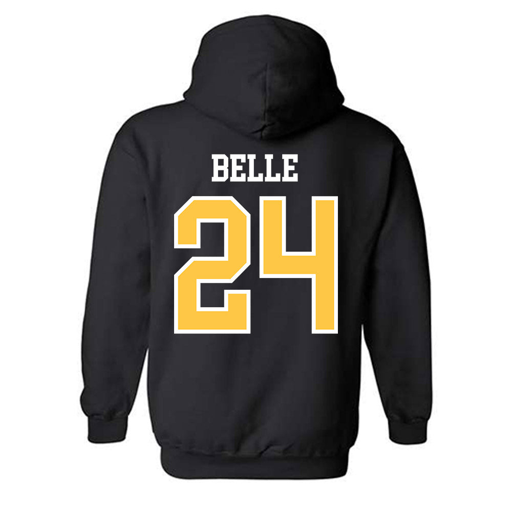Wayne State - NCAA Men's Basketball : Devin Belle - Classic Shersey Hooded Sweatshirt-1