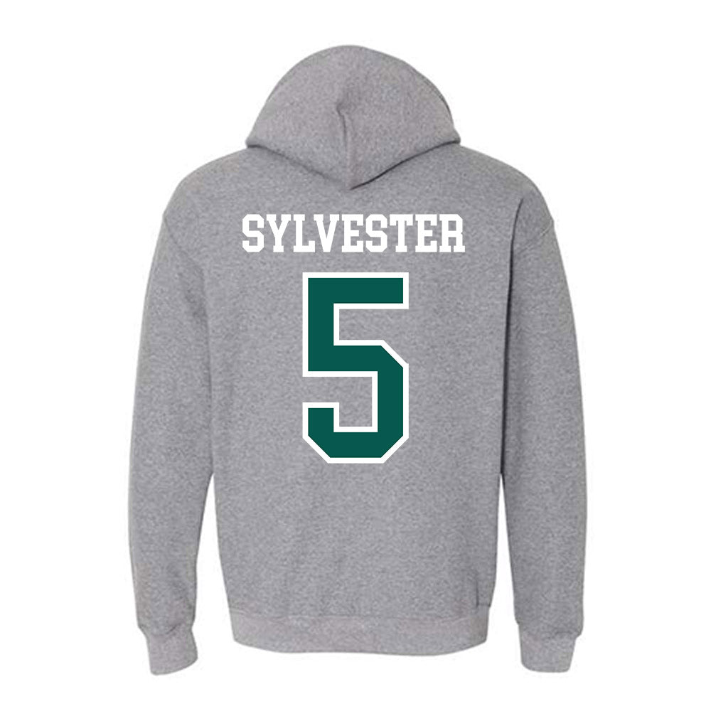 Wayne State - NCAA Women's Basketball : Komara Sylvester - Classic Shersey Hooded Sweatshirt-1