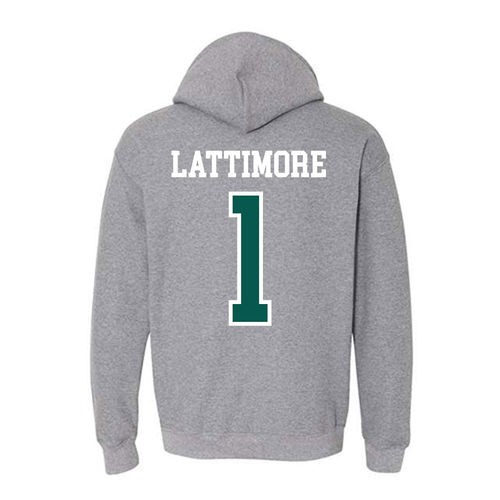 Wayne State - NCAA Football : Joseph Lattimore - Classic Shersey Hooded Sweatshirt-1