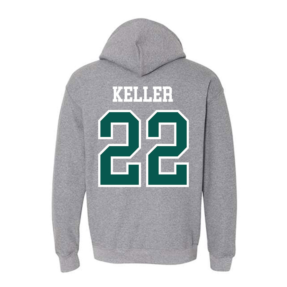 Wayne State - NCAA Football : Mickey Keller - Classic Shersey Hooded Sweatshirt-1