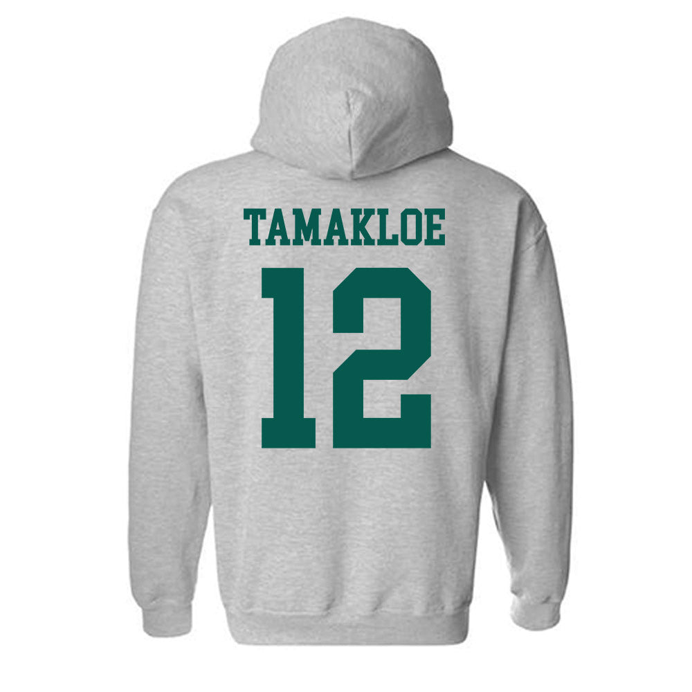 Wayne State - NCAA Men's Basketball : Kelvin Tamakloe - Classic Shersey Hooded Sweatshirt-1