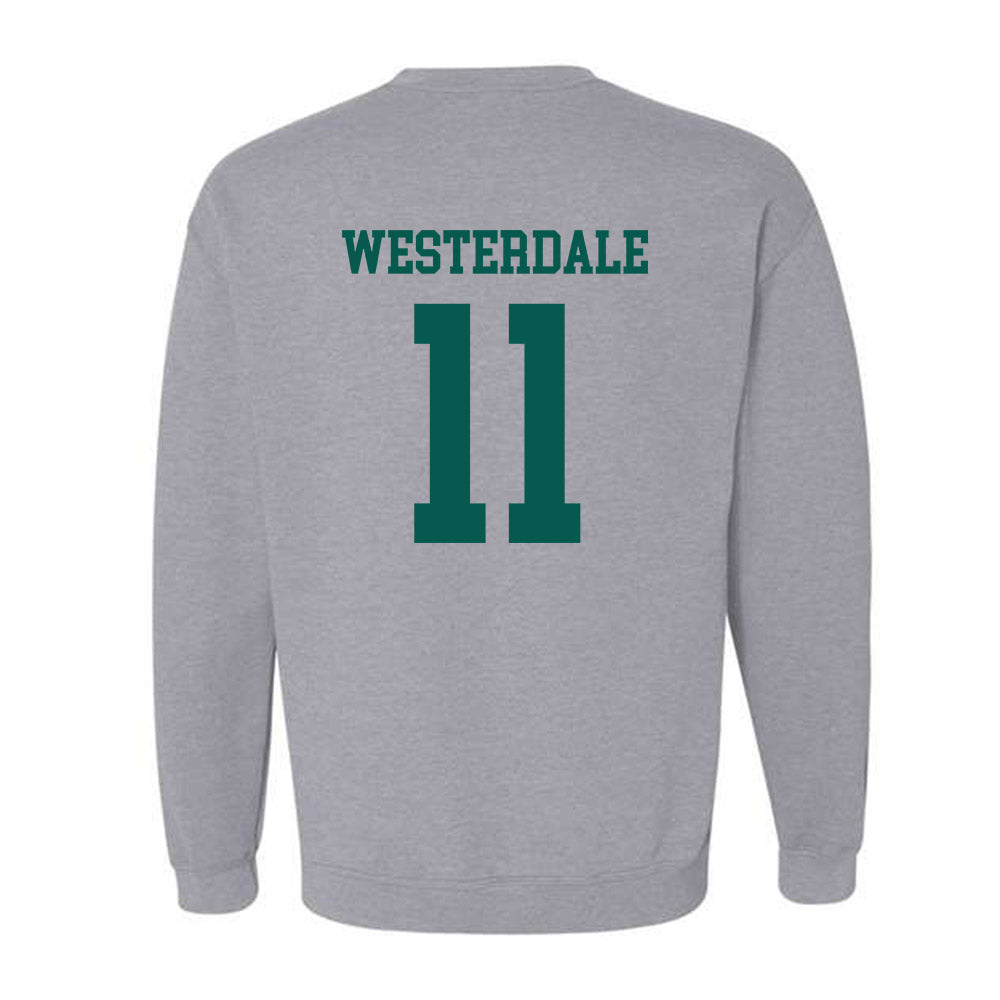 Wayne State - NCAA Men's Basketball : Luke Westerdale - Classic Shersey Crewneck Sweatshirt-1