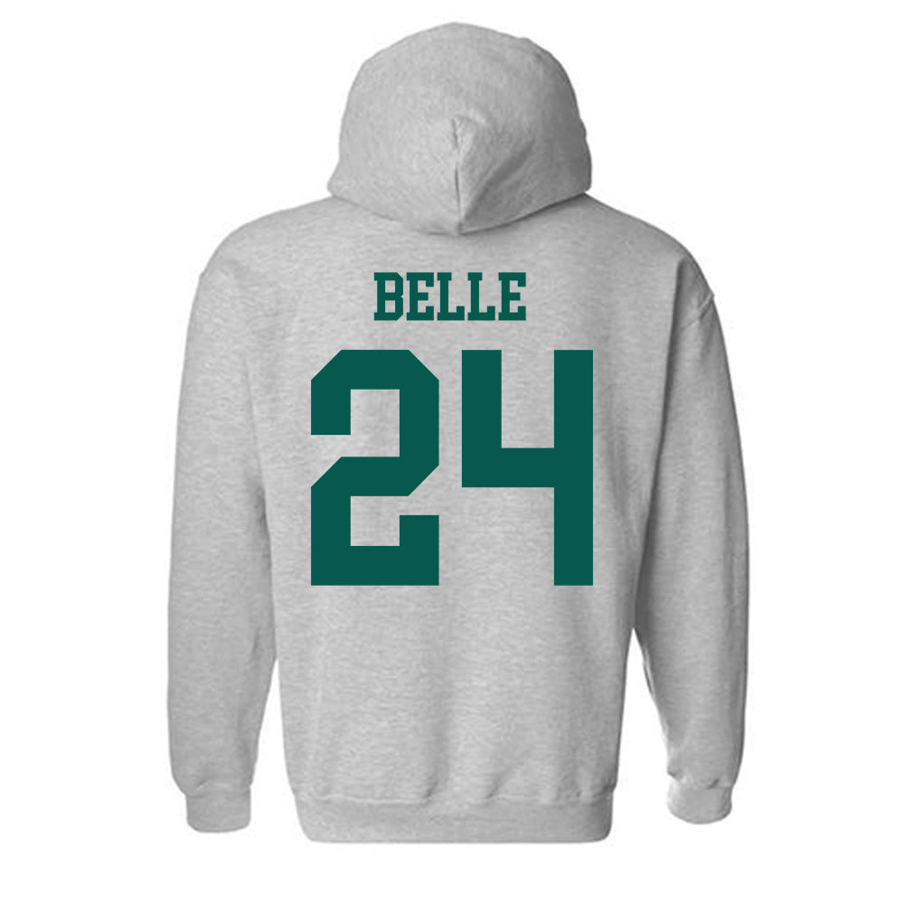 Wayne State - NCAA Men's Basketball : Devin Belle - Classic Shersey Hooded Sweatshirt-1