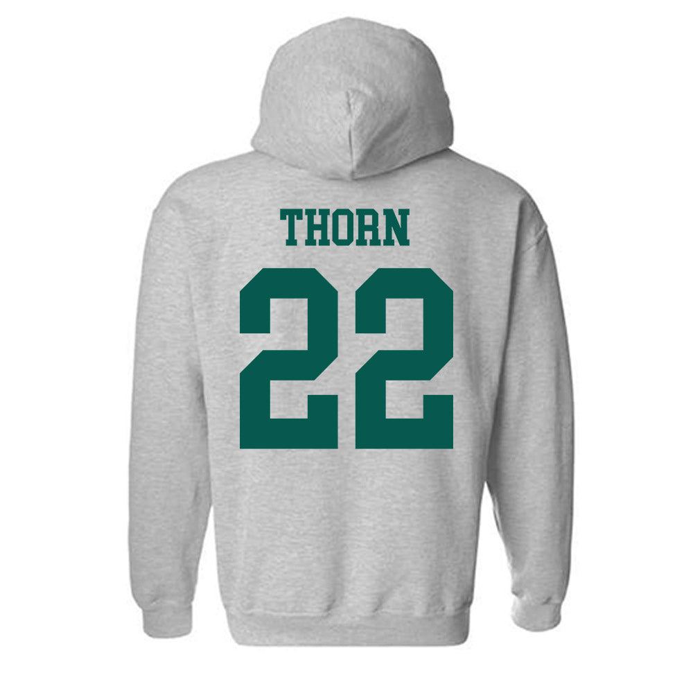 Wayne State - NCAA Men's Basketball : Marshall Thorn - Classic Shersey Hooded Sweatshirt-1