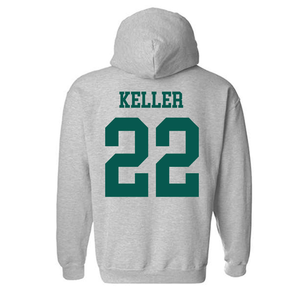 Wayne State - NCAA Football : Mickey Keller - Classic Shersey Hooded Sweatshirt-1