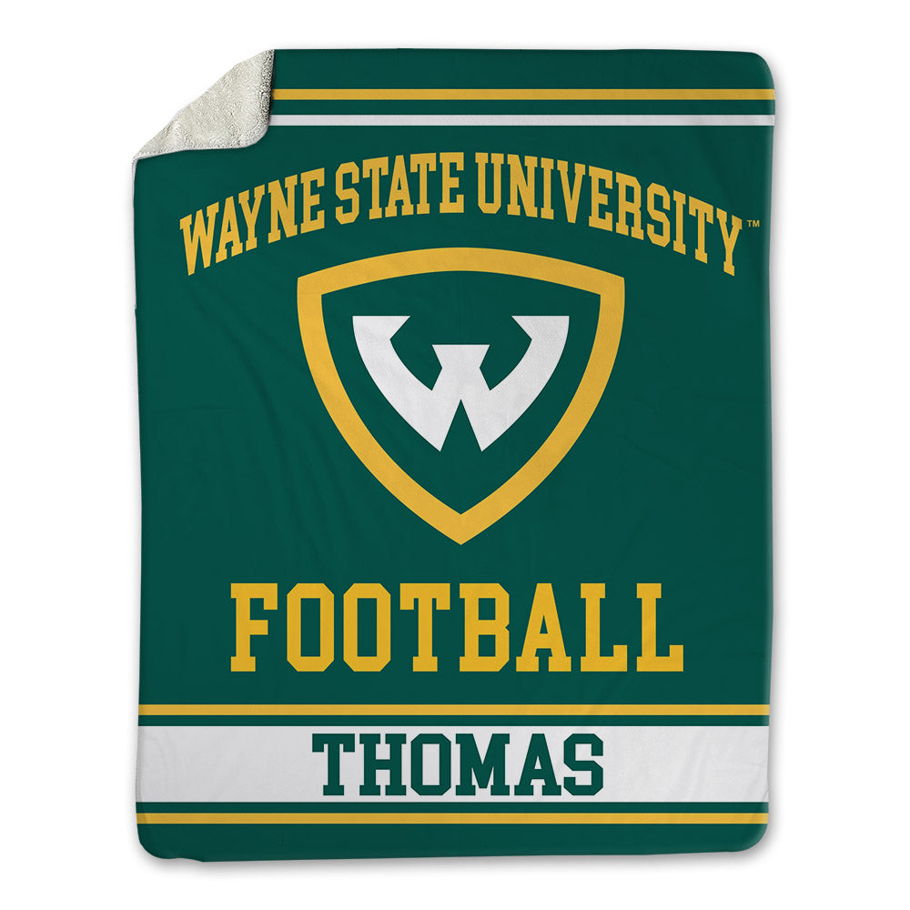 Wayne State - NCAA Football : Michael Thomas - Blanket-0