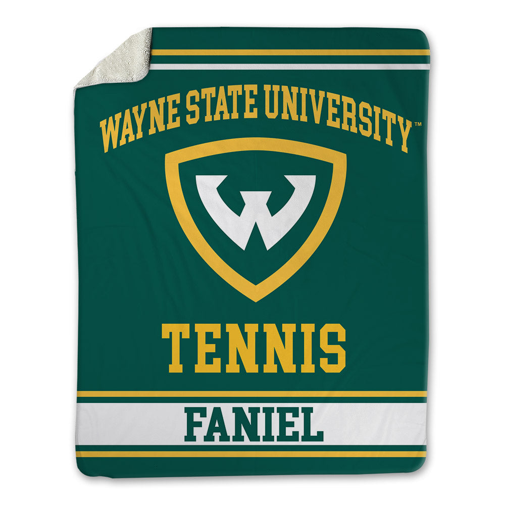Wayne State - NCAA Men's Tennis : Maxence Faniel - Blanket-0