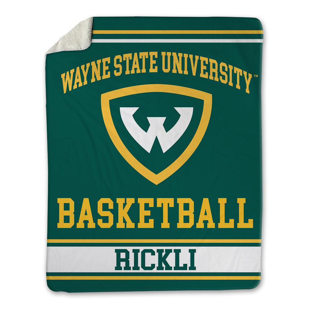 Wayne State - NCAA Women's Basketball : Aj Rickli - Blanket-0