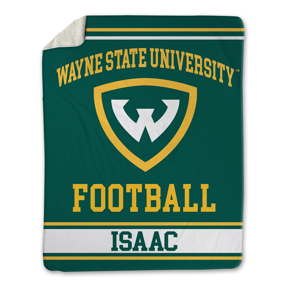 Wayne State - NCAA Football : Donovan Isaac - Blanket-0