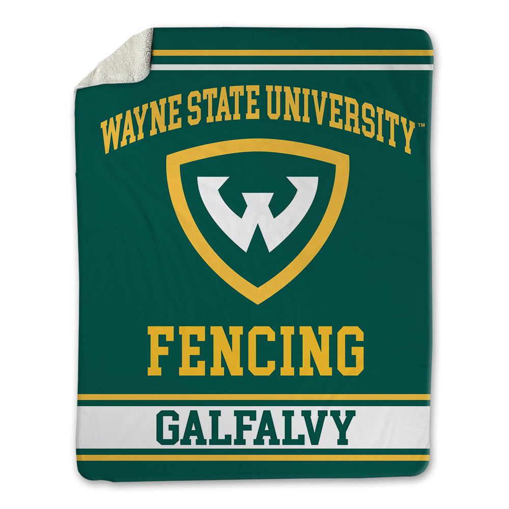 Wayne State - NCAA Women's Fencing : Reka Galfalvy - Blanket-0