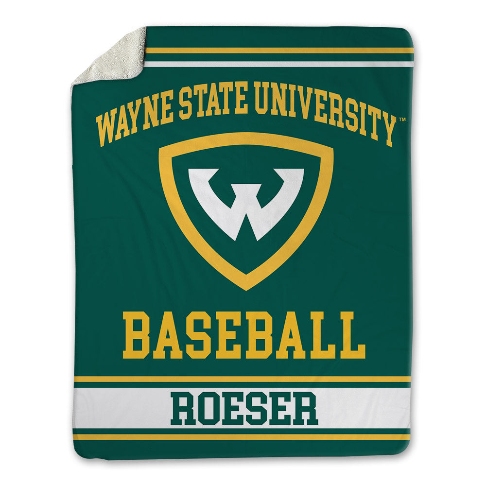 Wayne State - NCAA Baseball : Rhett Roeser - Blanket-0