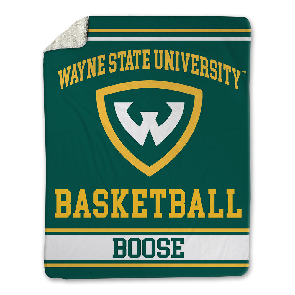 Wayne State - NCAA Men's Basketball : JaKobie Boose - Blanket-0