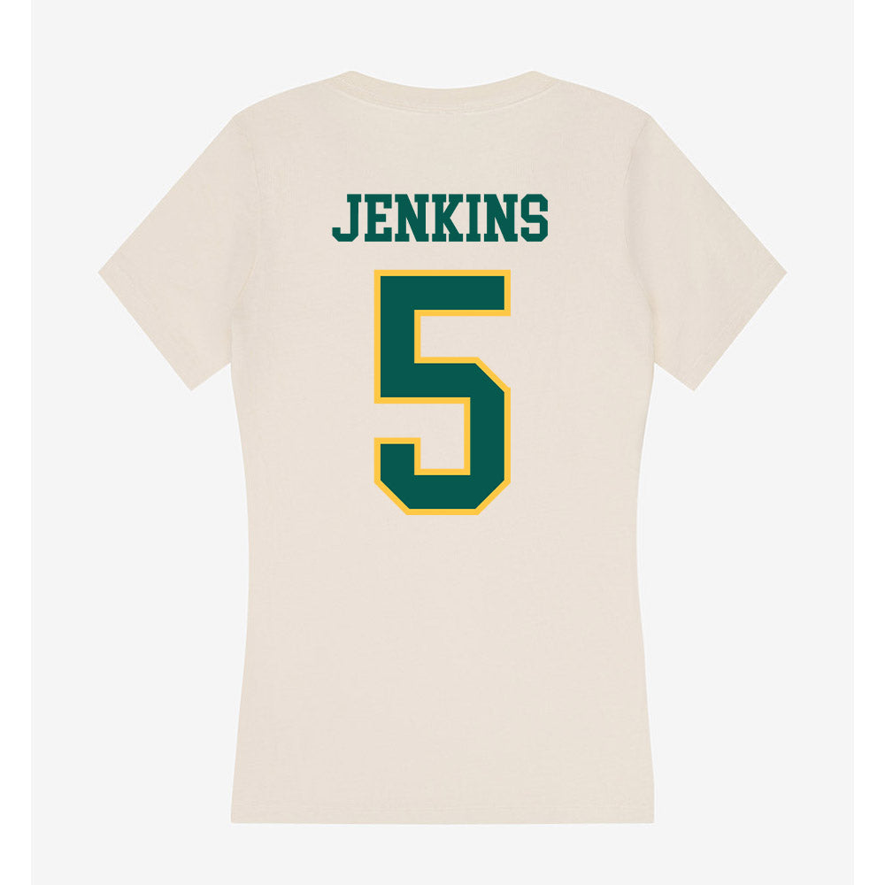 Wayne State - NCAA Men's Basketball : Jalen Jenkins - Classic Shersey Women's V-Neck T-Shirt-1