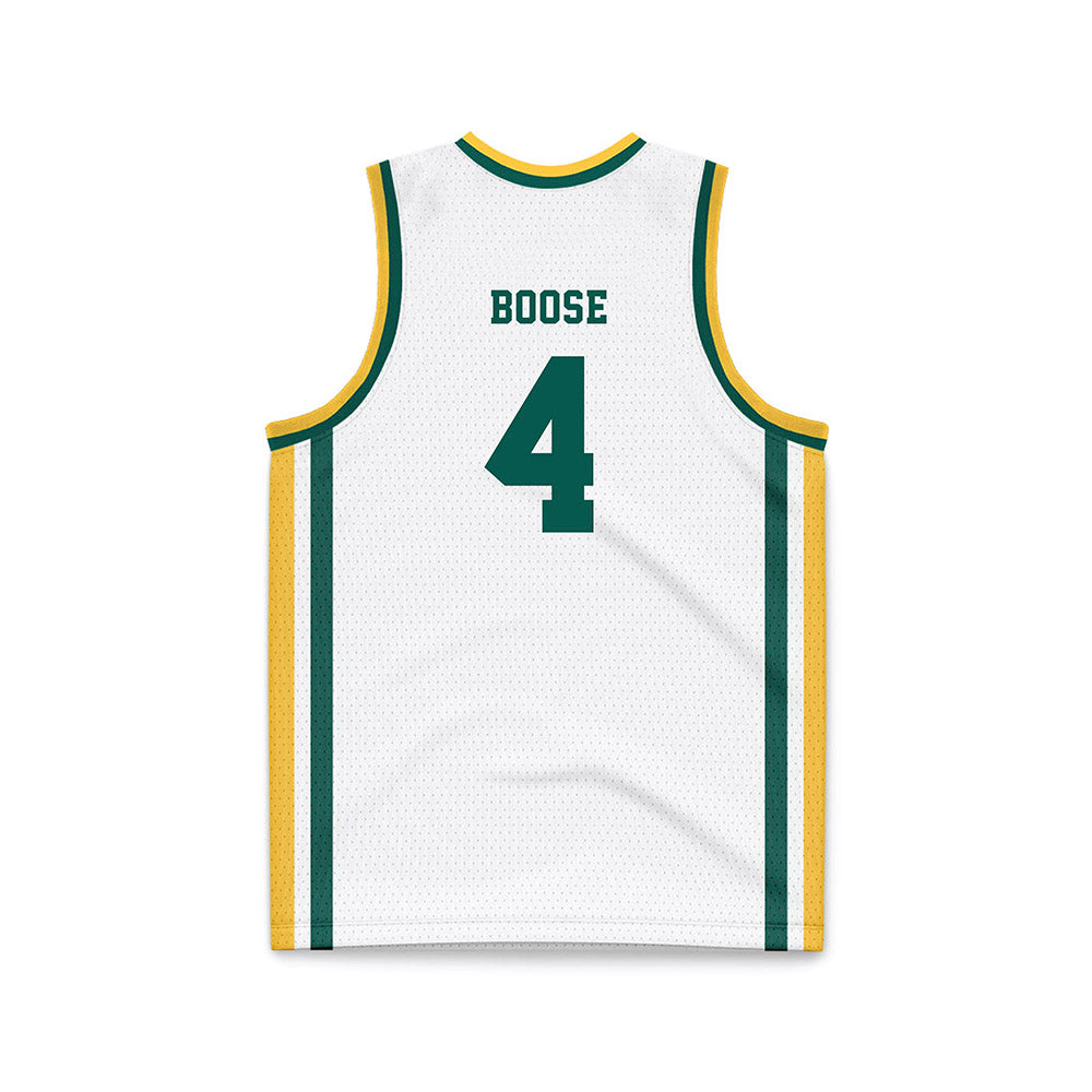 Wayne State - NCAA Men's Basketball : JaKobie Boose - White Basketball Jersey-1