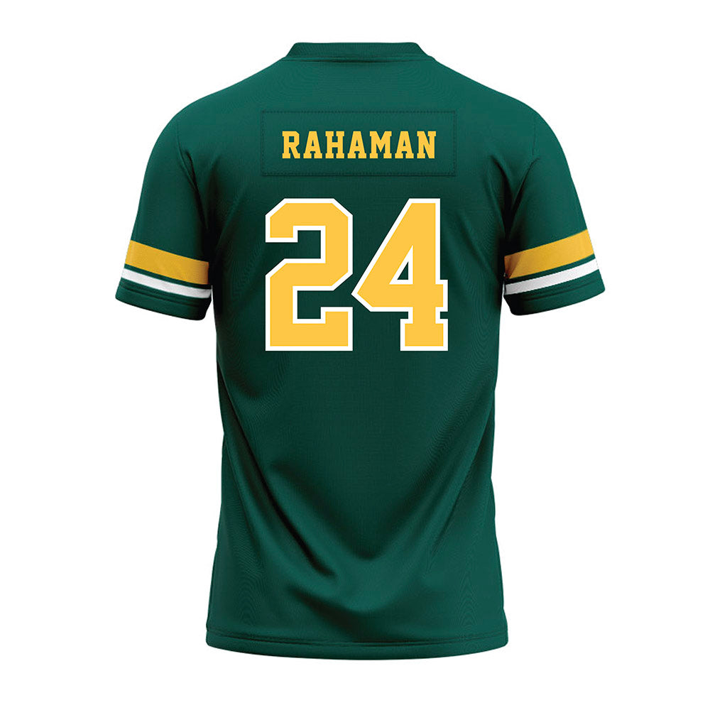 Wayne State - NCAA Football : Jasir Rahaman - Green Premium Football Jersey-1