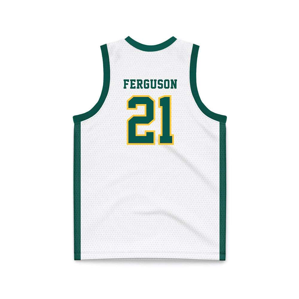 Wayne State - NCAA Women's Basketball : McKenna Ferguson - White Basketball Jersey-1