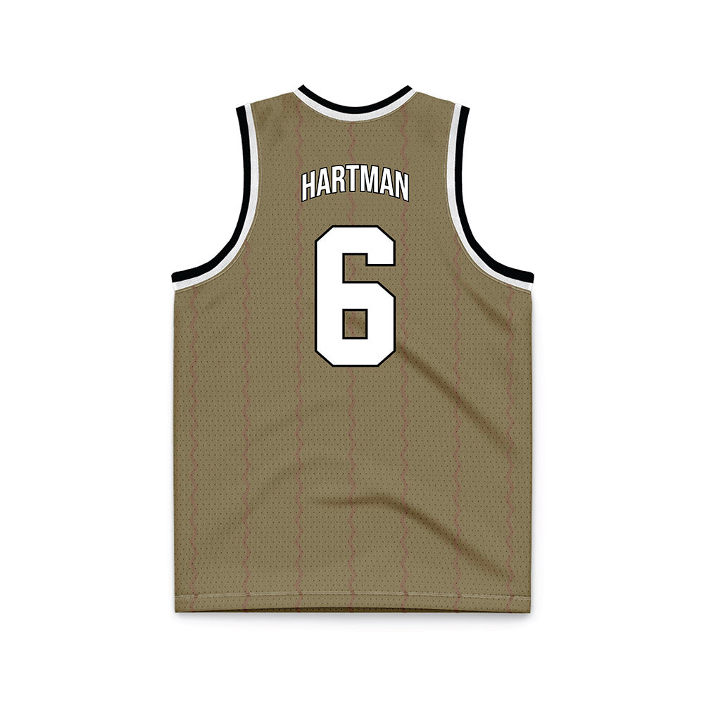 MSMU - NCAA Men's Basketball : Jaxon Hartman - Bronze Basketball Jersey-1