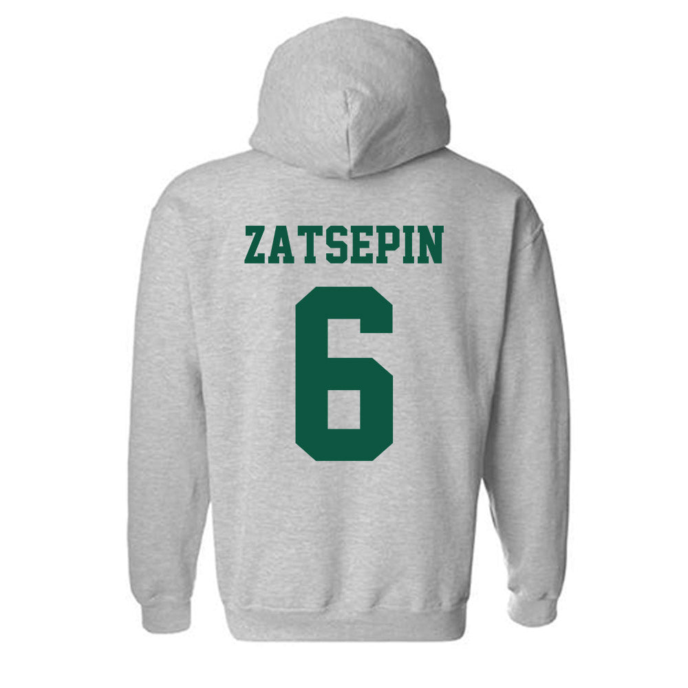 Chicago State - NCAA Men's Basketball : Daniel Zatsepin - Hooded Sweatshirt-1