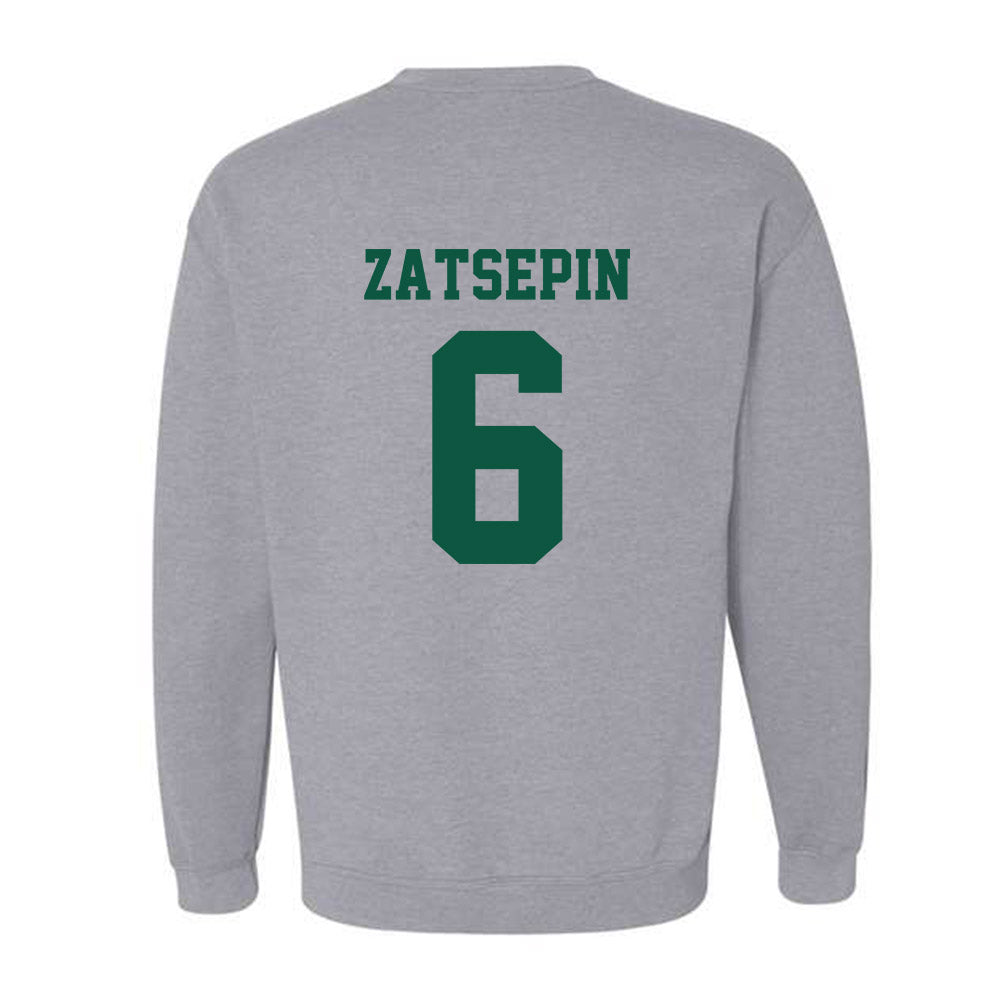 Chicago State - NCAA Men's Basketball : Daniel Zatsepin - Crewneck Sweatshirt-1