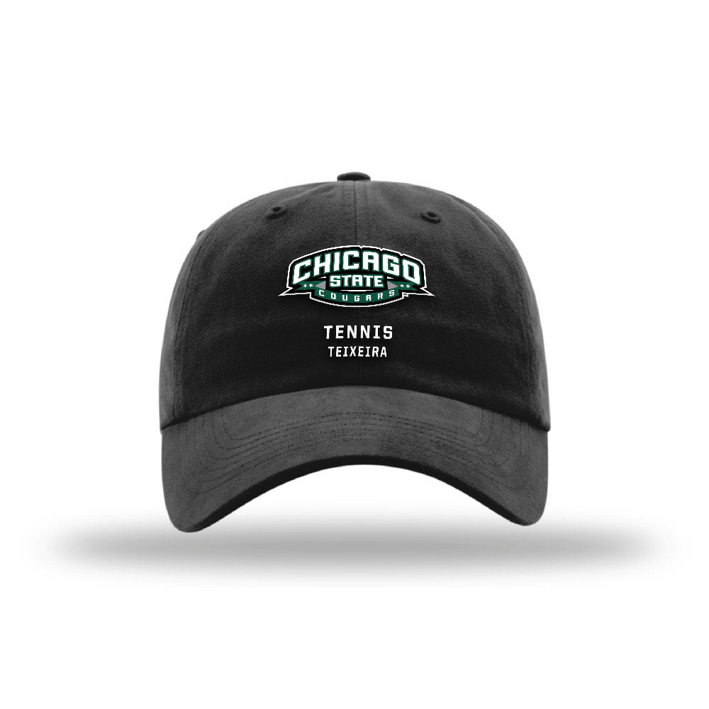 Chicago State - NCAA Men's Tennis : Joao Teixeira - Garment Washed Twill-0