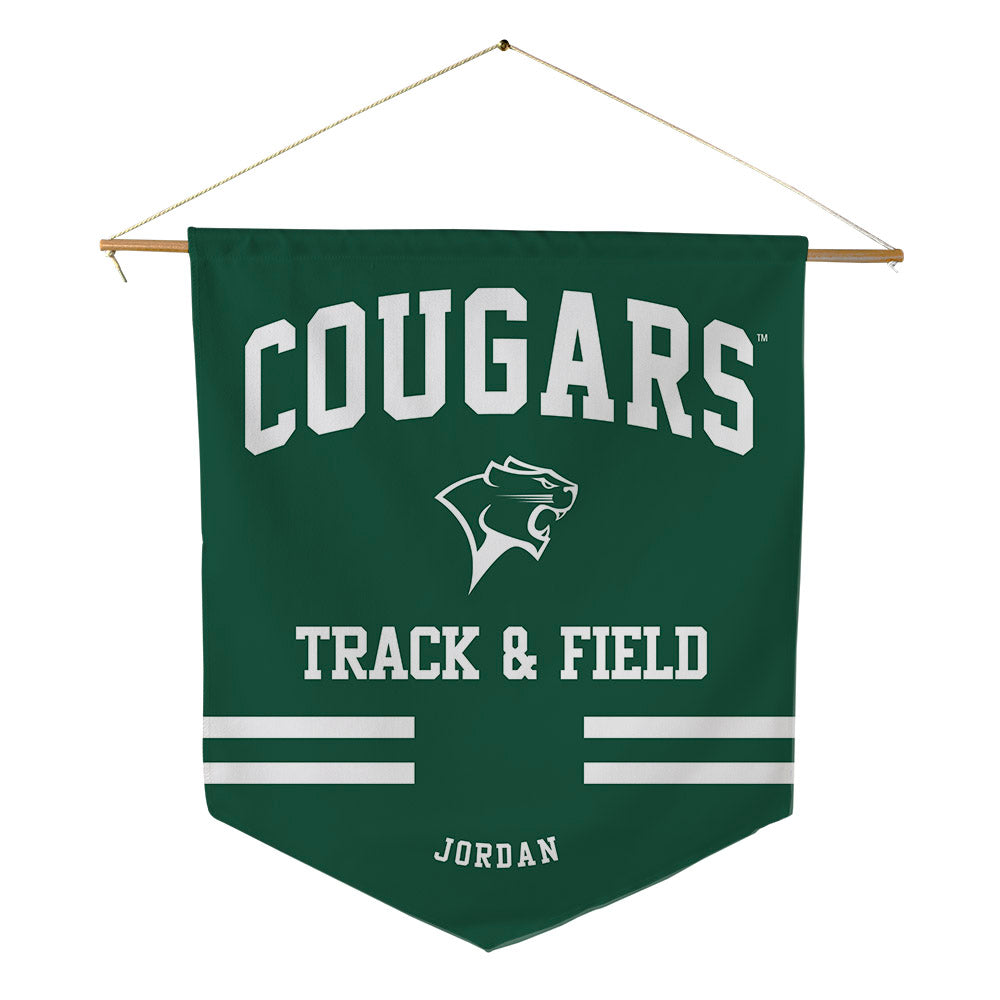 Chicago State - NCAA Men's Track & Field : Steven Jordan - Pennant - 18" x 21"-0