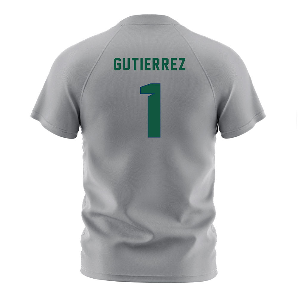 Chicago State - NCAA Women's Soccer : Aviana Gutierrez - Grey Soccer Jersey-1